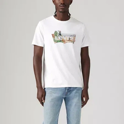 Levi 's Mens Classic Graphic Short Sleeve T-shirt In White