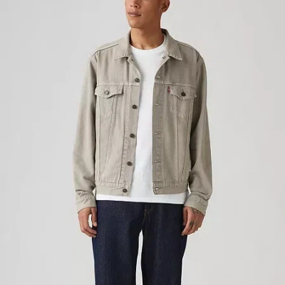 Levi 's Mens Denim Trucker Jacket - Stretch In Brown