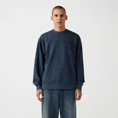 Levi 's Mens Crew Neck Long Sleeve Sweatshirt In Blue