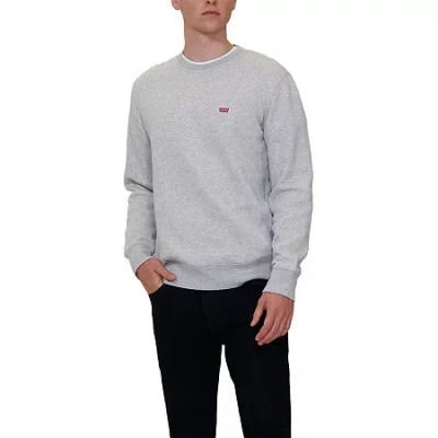 Levi 's Core Crew Sweatshirt Mens Crew Neck Long Sleeve Sweatshirt In Gray