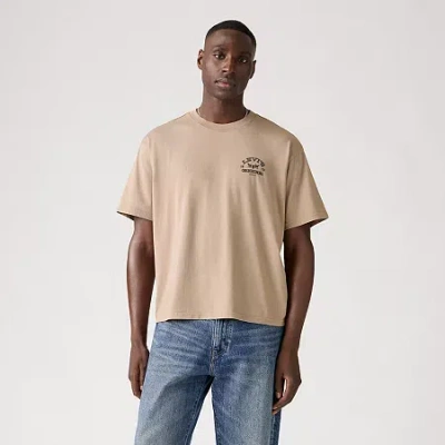 Levi 's Mens Crew Neck Short Sleeve Graphic T-shirt In Brown