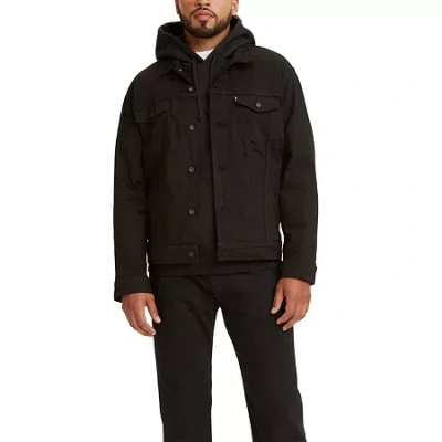 Levi 's Mens Denim Midweight Jacket In Black