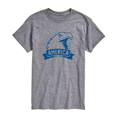 Hybrid Tees Mens Crew Neck Short Sleeve Regular Fit Graphic T-shirt In Gray