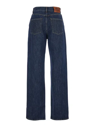 Fendi Women Jeans In Blue