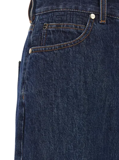 Fendi Women Jeans In Blue