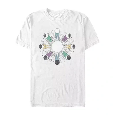 Novelty Mens Short Sleeve Graphic T-shirt In White