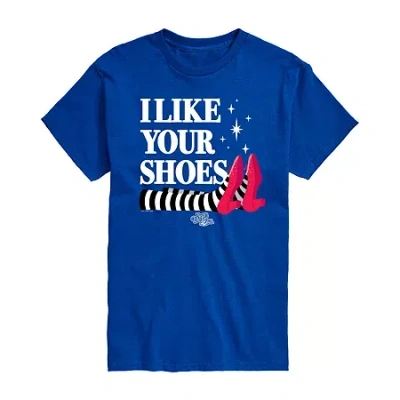 Novelty Mens Short Sleeve The Wizard Of oz Graphic T-shirt In Blue