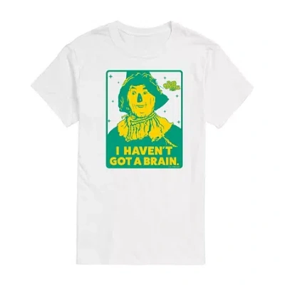 Novelty Mens Short Sleeve The Wizard Of oz Graphic T-shirt In White