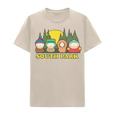 Hybrid Tees Mens Short Sleeve South Park Graphic T-shirt In Brown
