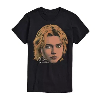 Novelty Mens Crew Neck Short Sleeve Regular Fit Marvel Graphic T-shirt In Black