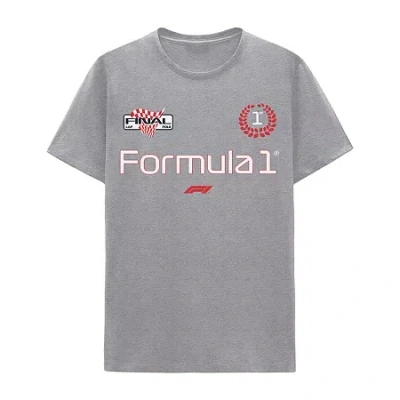 Hybrid Tees Mens Crew Neck Short Sleeve Regular Fit Graphic T-shirt In Gray