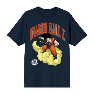 Bioworld Mens Crew Neck Short Sleeve Dragon Ball Z Graphic T-shirt In Blue