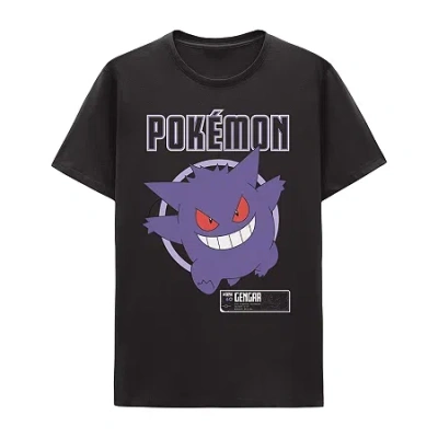 Hybrid Tees Mens Short Sleeve Regular Fit Pokeman Graphic T-shirt In Black