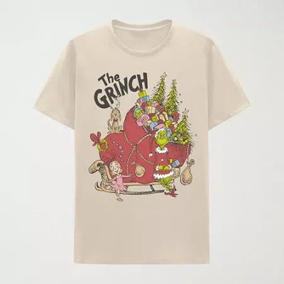 Hybrid Tees Mens Crew Neck Short Sleeve Regular Fit Grinch Graphic T-shirt In Multi