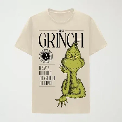 Hybrid Tees Mens Crew Neck Short Sleeve Regular Fit Grinch Graphic T-shirt In Multi