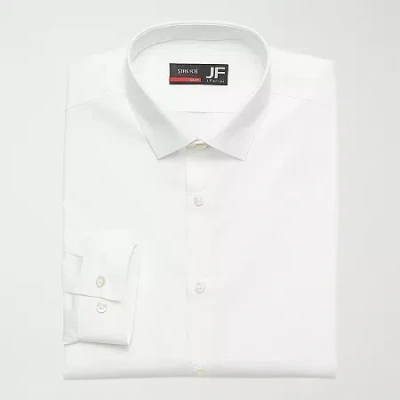 J. Ferrar Ultra Comfort Mens Regular Fit Easy Care Stretch Fabric Long Sleeve Dress Shirt In Multi