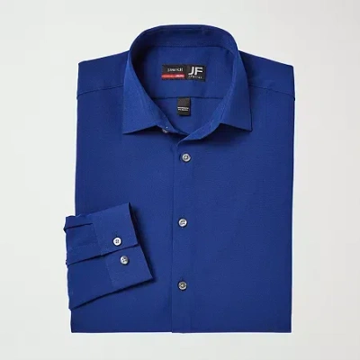 J. Ferrar Slim 360 Stretch Performance Mens Slim Fit Stretch Fabric Long Sleeve Dress Shirt In Multi