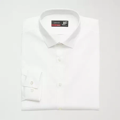 J. Ferrar Slim Ultra Comfort Mens Slim Fit Easy Care Stretch Fabric Long Sleeve Dress Shirt In Multi