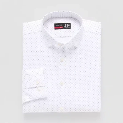 J. Ferrar Trutemp365(r) Mens Slim Fit Wrinkle Free Long Sleeve Dress Shirt In White
