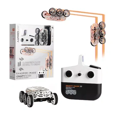 Sharper Image Remote Control Gravity Rover Car In White