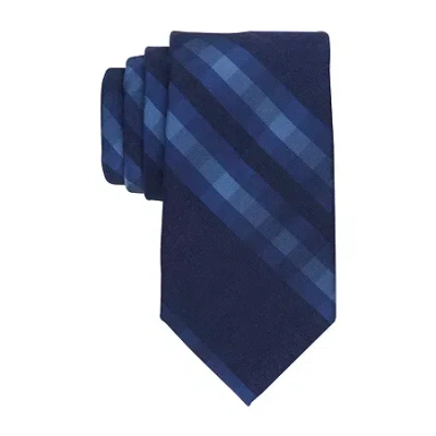 Collection By Michael Strahan Checked Tie In Blue