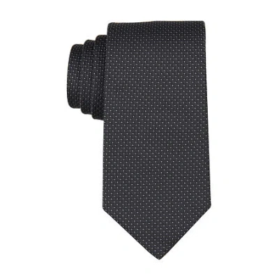 Stafford Dollar Micro Tonal Tie In Black