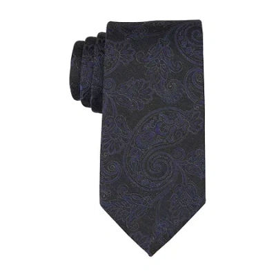 Stafford Rich Paisley Tie In Black