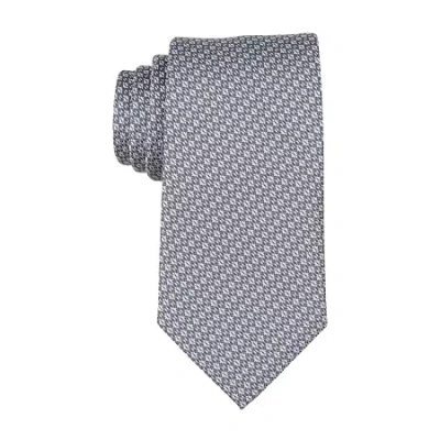 Stafford Geometric Tie In Gray
