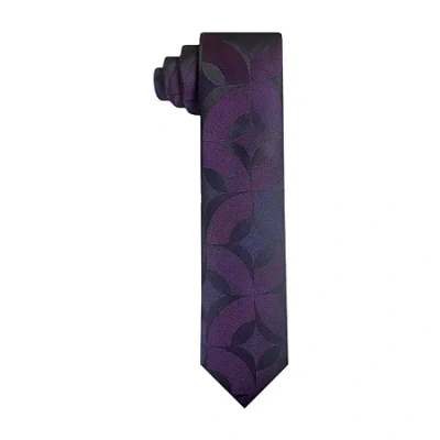 J. Ferrar Geometric Tie In Purple