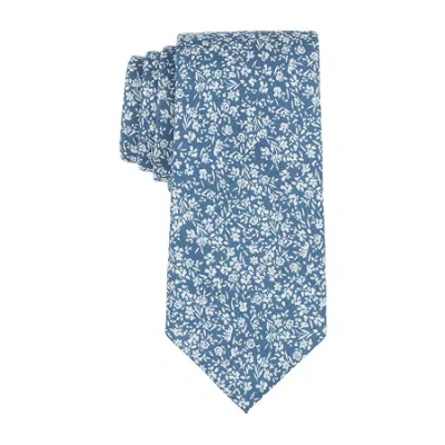 J. Ferrar Dubs Floral Tie In Blue