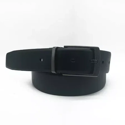 J. Ferrar Line Up Reversible Mens Belt In Black