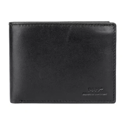 J. Buxton Dopp Convertible Thinfold Mens Rfid Blocking Bifold Wallet In Black