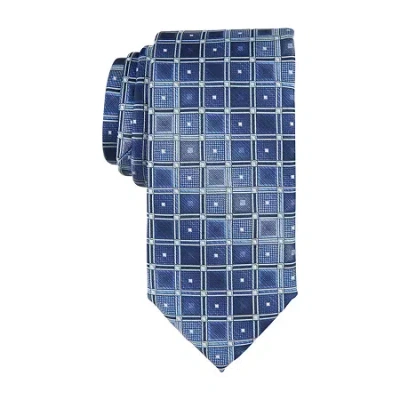 Collection By Michael Strahan Geometric Tie In Blue