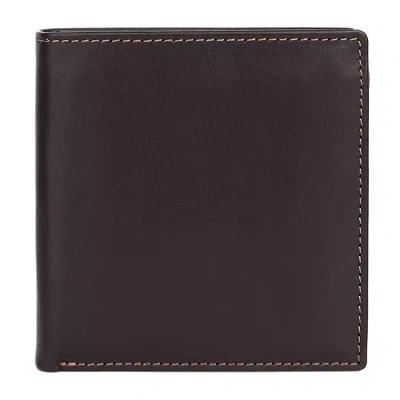 J. Buxton Dopp Convertible Cardex Mens Rfid Blocking Bifold Wallet In Brown