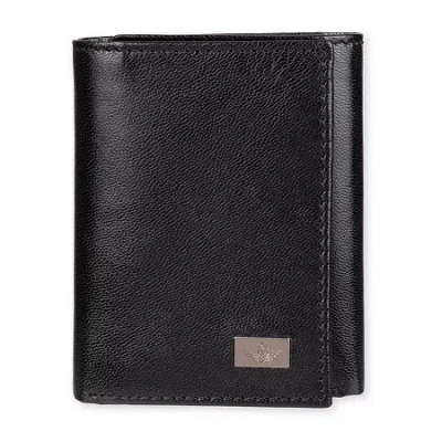 Dockers Rfid Extra Capacity Trifold Mens Personalized Trifold Wallet In Black