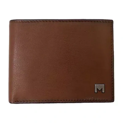 Collection By Michael Strahan Rfid Bifold Mens Rfid Blocking Bifold Wallet In Brown