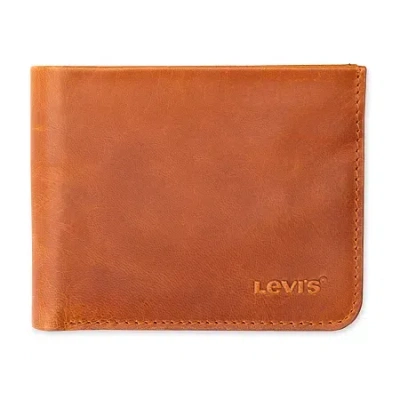 Levi 's Bifold With Bill Divider Mens Wallet In Brown