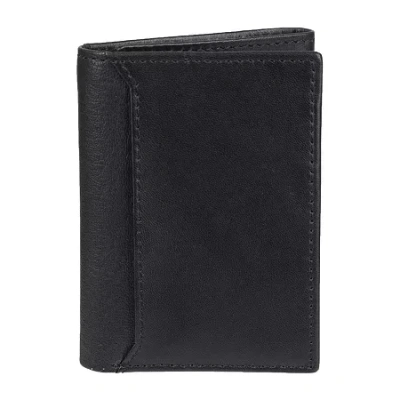 Stafford Mens Rfid Blocking Trifold Wallet In Black
