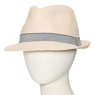 Stafford Mens Fedora In Neutral