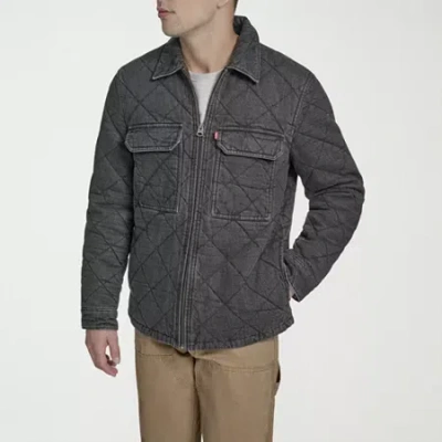 Levi 's Mens Denim Midweight Shirt Jacket In Black