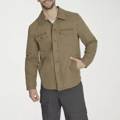 Levi 's Mens Midweight Shirt Jacket In Brown