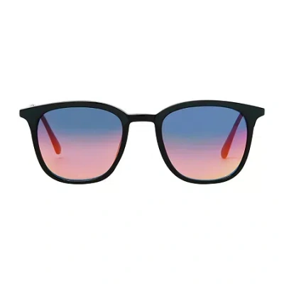 J. Ferrar Mens Uv Protection Rectangular Sunglasses In Black