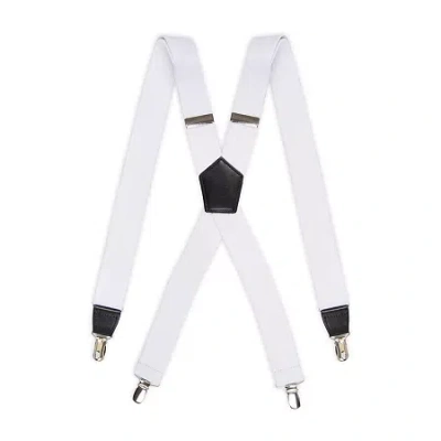 J. Ferrar J Ferrar Stretch Men's Suspender In White