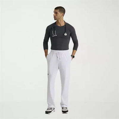 Skechers Skp718 Compass 5-pocket Elastic Waistband Straight Leg Mens Big And Tall Stretch Fabric Moisture Wic In White