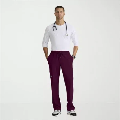 Skechers Skp718 Compass 5-pocket Elastic Waistband Straight Leg Mens Short Stretch Fabric Moisture Wicking Sc In Red