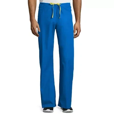 Wink Origins 5006 Papa Seamless Unisex Adult Big And Tall Scrub Pant In Blue