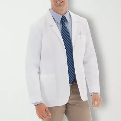 Meta Labwear 739 30" Consultation" Mens Long Sleeve Lab Coat In White