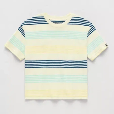 Thereabouts Oversized Little & Big Kid Boys Crew Neck Short Sleeve T-shirt In White