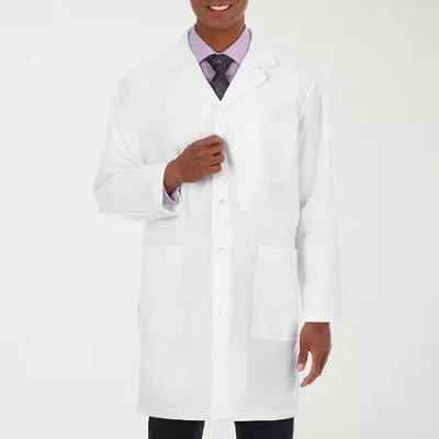 Meta Labwear 15112 38" Mens Long Sleeve Lab Coat In White