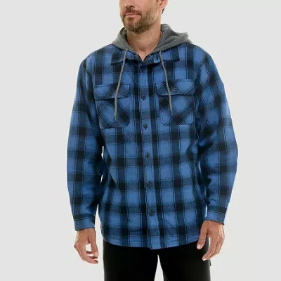 Smiths Workwear Mens Shirt Jacket In Blue